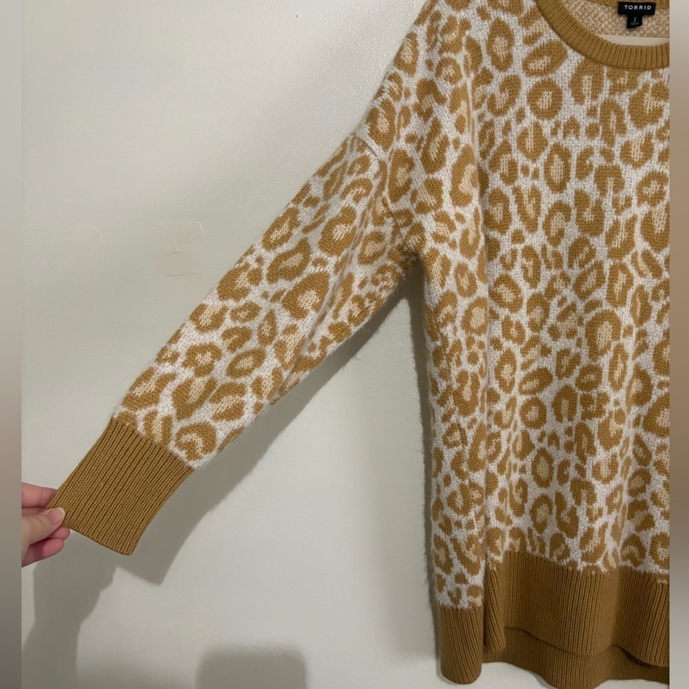 Torrid Leopard Print Sweater - Picture 5 of 6